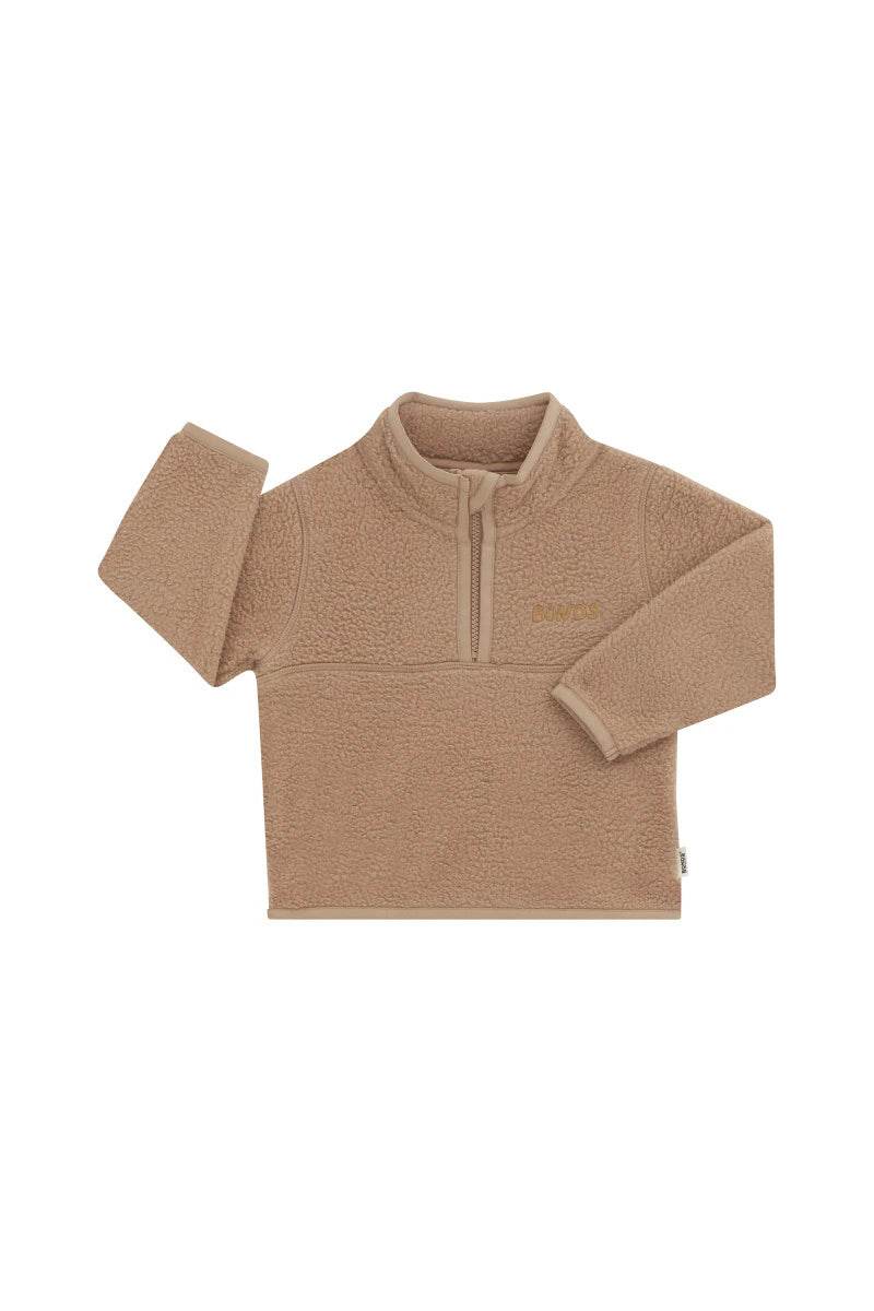 Bonds Baby Teddy Fleece Half-Zip Pullover Almond Latte – Outlet
