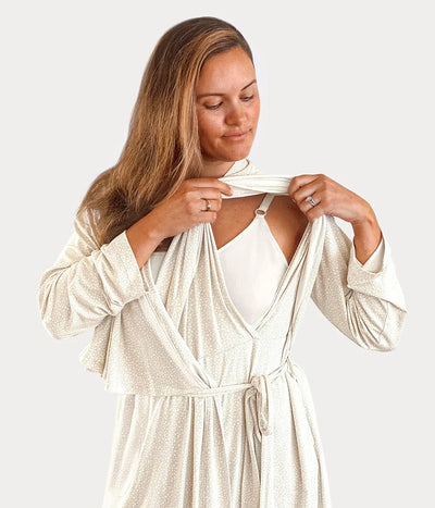 Love To Dream Maternity Robe - Grey