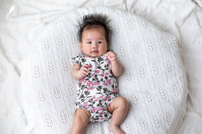 Emotion & Kids Bassinet Blanket - Cream Fern