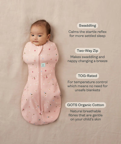 ergoPouch Australia Hip Harness Cocoon Swaddle Bag 2.5 TOG - Grey Marle