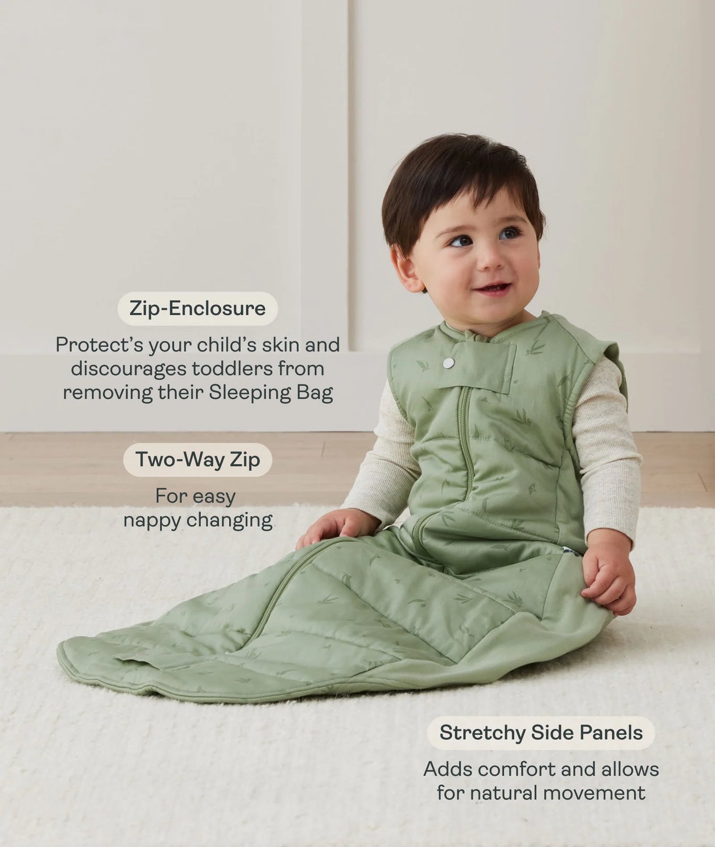 ergoPouch Australia Premium Sleeping Bag 0.3 TOG - Daisies