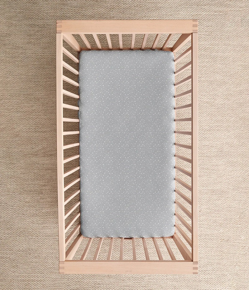 Love To Dream Fitted Cot/Crib Sheet Twin Pack - Grey