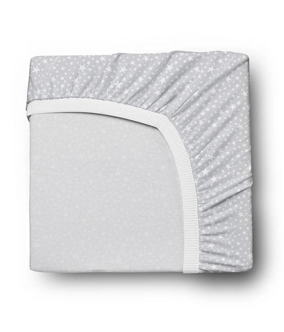 Love To Dream Fitted Cot/Crib Sheet Twin Pack - Grey