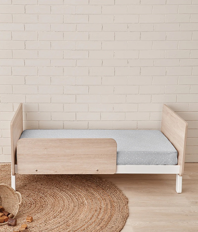 Love To Dream Fitted Cot/Crib Sheet Twin Pack - Grey