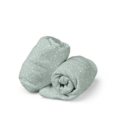 Love To Dream Fitted Cot/Crib Sheet Twin Pack - Green