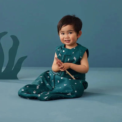 ergoPouch Australia Sheeting Sleeping Bag 1.0 TOG - Ocean