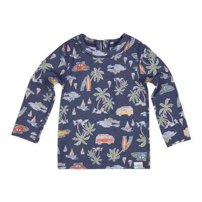 Toshi Swim Baby Rashie Long Sleeve Classic - Surf Twilight