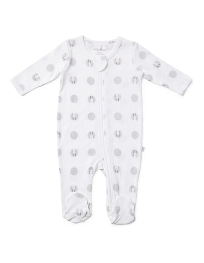 Marquise Zipsuit Grey Bunny Spot - Grey Spot
