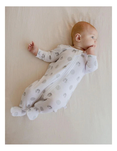 Marquise Zipsuit Grey Bunny Spot - Grey Spot