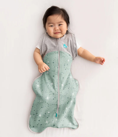 Love To Dream Swaddle Up™ Transition Bag Fleece 1.5 TOG - Olive North Star