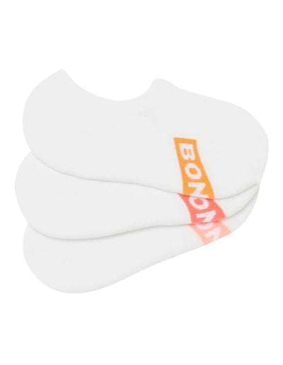 Bonds Women's Cushioned Sneaker Socks 3 Pack - White