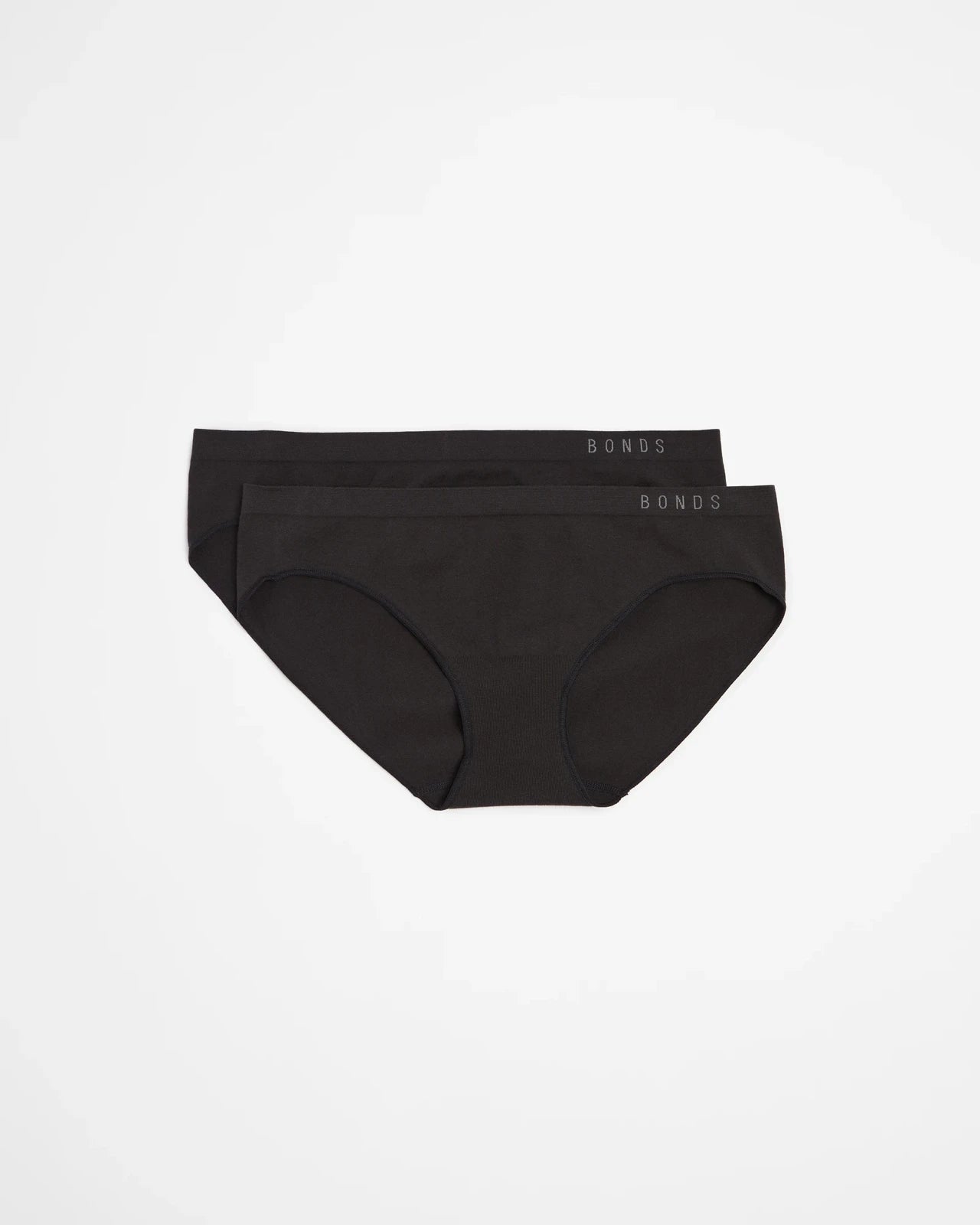 Bonds Womens Seamless Bikini Briefs 2 Pack - Black