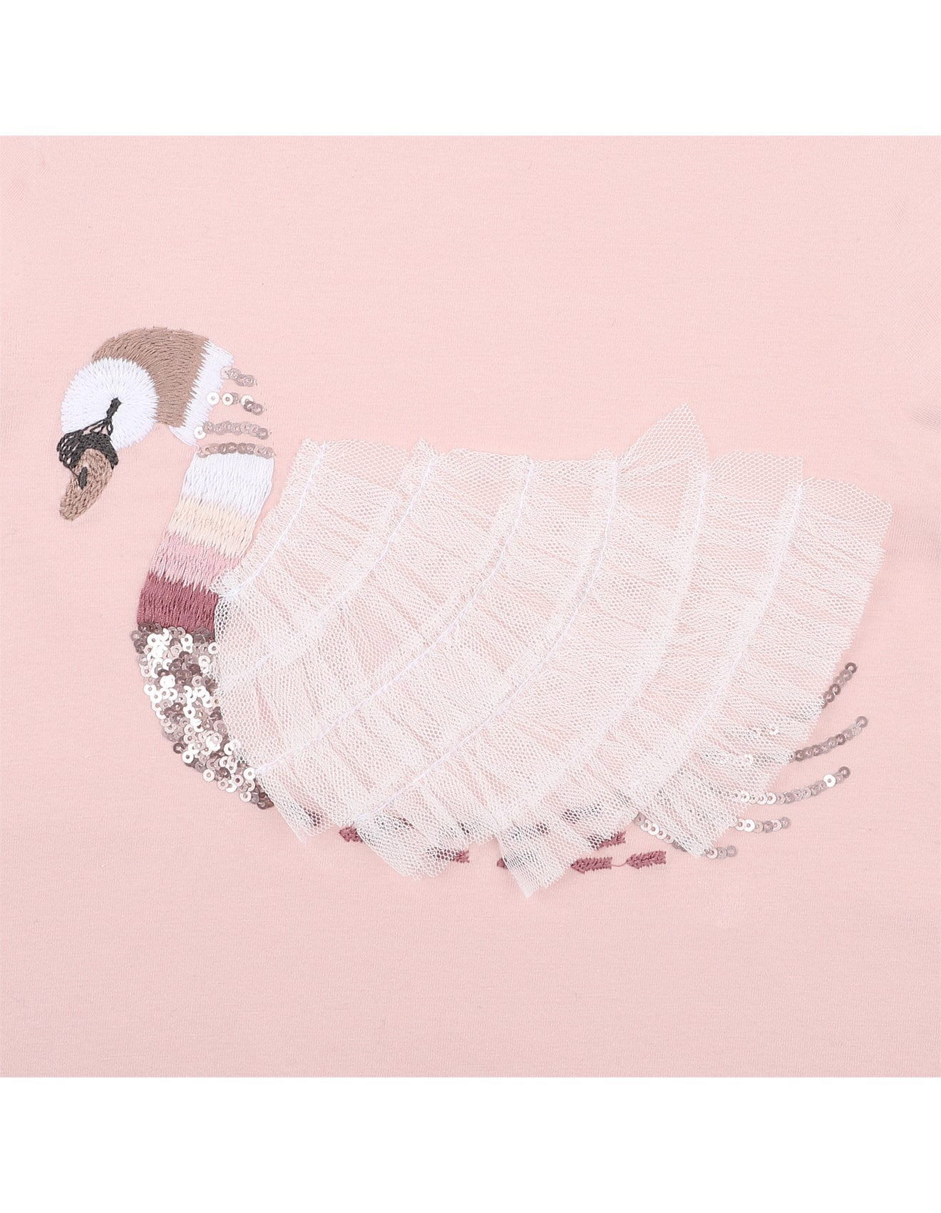 Fox & Finch Swan Lake Long Sleeve Bodysuit - Pale Pink