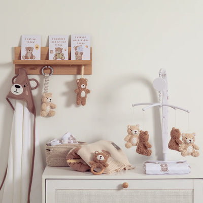 Living Textiles Milestone Cards - Cuddly Bear