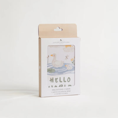 Living Textiles Milestone Cards - Goosey Goosey