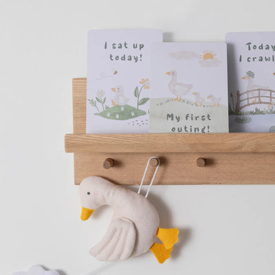 Living Textiles Milestone Cards - Goosey Goosey