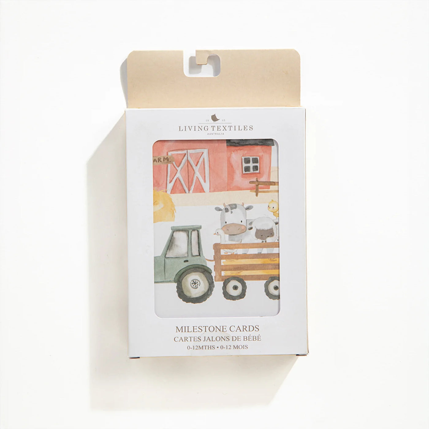 Living Textiles Milestone Cards - Tractor Ride