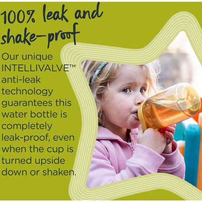 Tommee Tippee Sportee Toddler Water Bottle 390ml 12m+ - Mustard