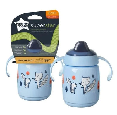 Tommee Tippee Superstar Training Sippee Cup 300ml 6m+ - Sky Blue
