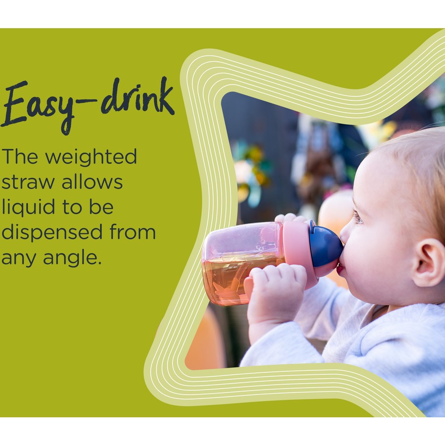 Tommee Tippee Toddler Cup Weighted Straw 300ml 6m+ - Green