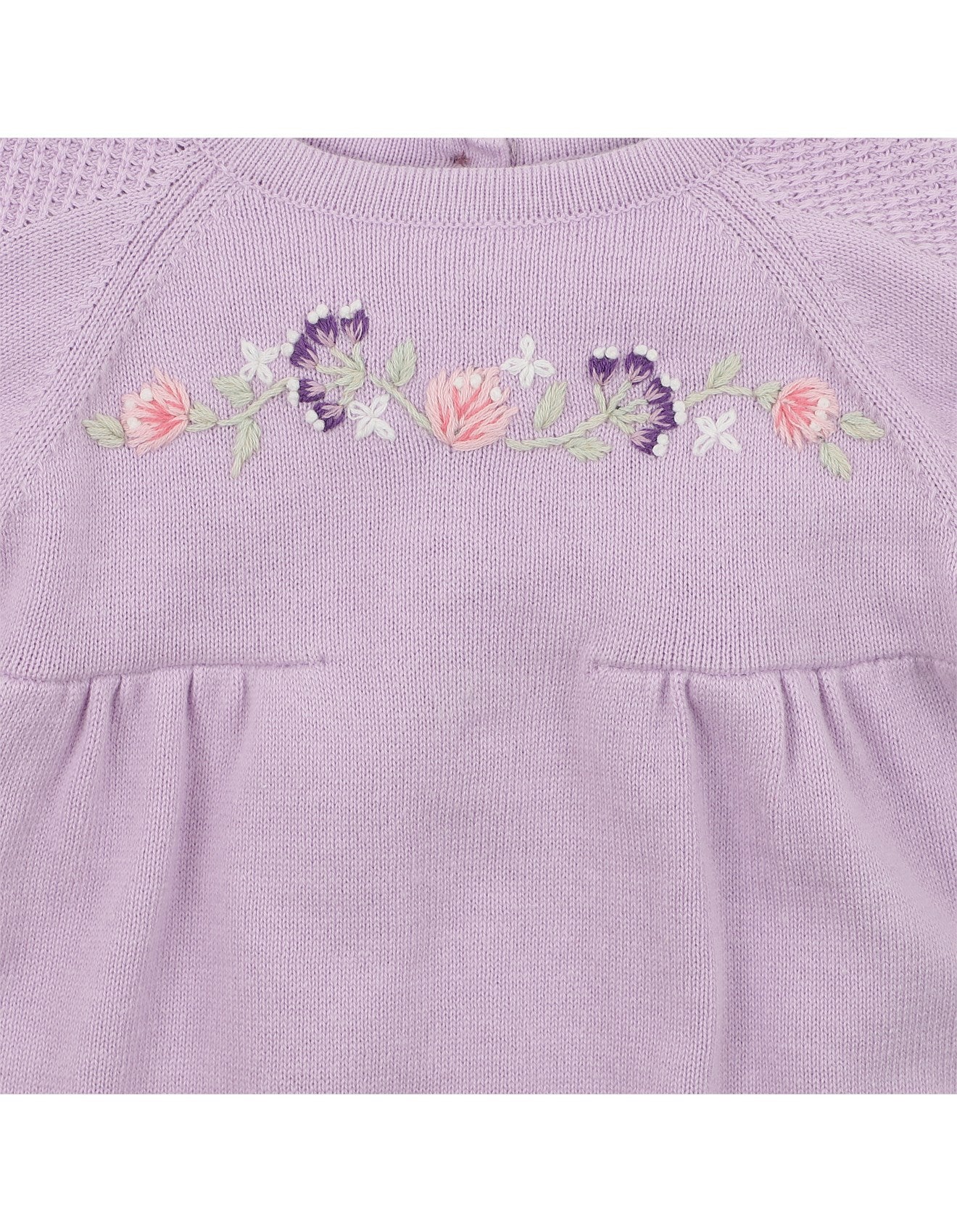 Bebe By Minihaha Lucie Embroidered Knit Bodysuit