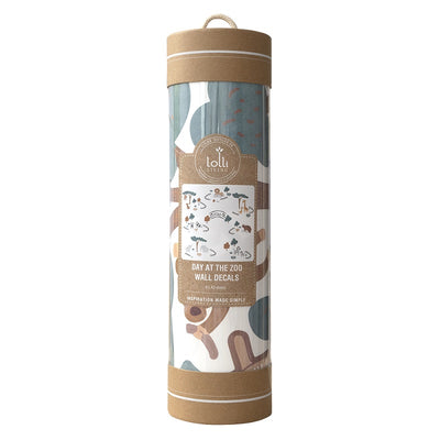 Living Textiles Removable Wall Decals - Day At The Zoo