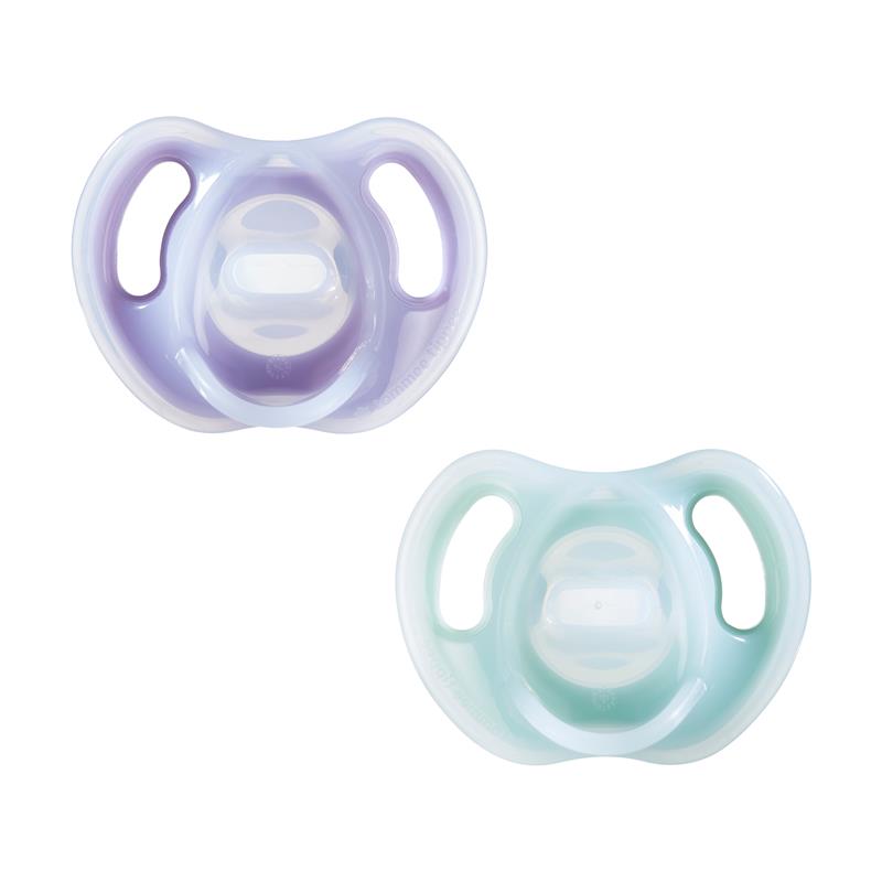 Tommee Tippee Ultra Light Silicone Soother 6-18 Months 2 Pack - Lilac Pack