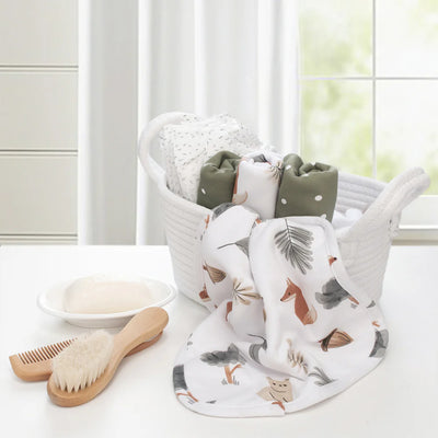 Living Textiles 4 Pack Face Washers - Forest Retreat