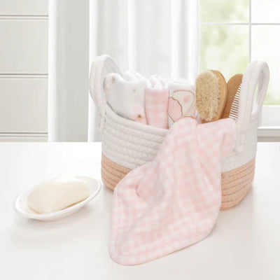Living Textiles Wash Cloths 4 Pack - Butterfly/Gingham