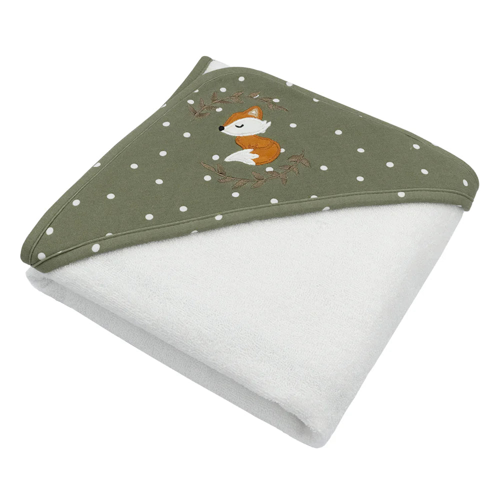 Living Textiles Jersey Hooded Towel - Forest Retreat