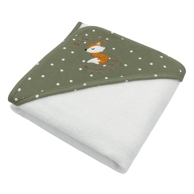 Living Textiles Jersey Hooded Towel - Forest Retreat