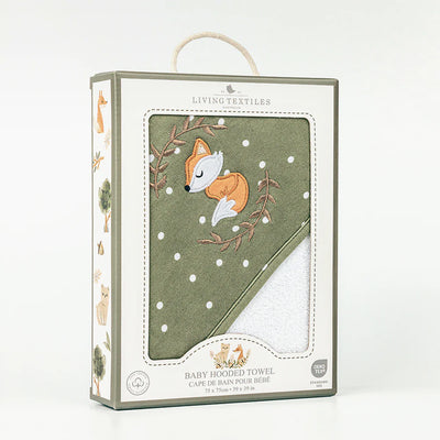 Living Textiles Jersey Hooded Towel - Forest Retreat