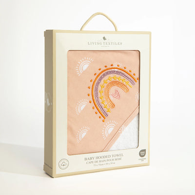 Living Textiles Organic Hooded Towel - Bohemian Bliss