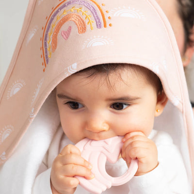 Living Textiles Organic Hooded Towel - Bohemian Bliss