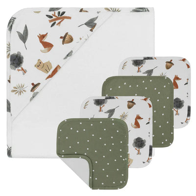 Living Textiles 5 Piece Bath Gift Set - Forest Retreat