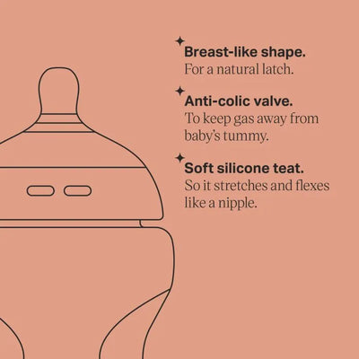 Tommee Tippee Natural Start Baby Bottles 2 Pack 340ml