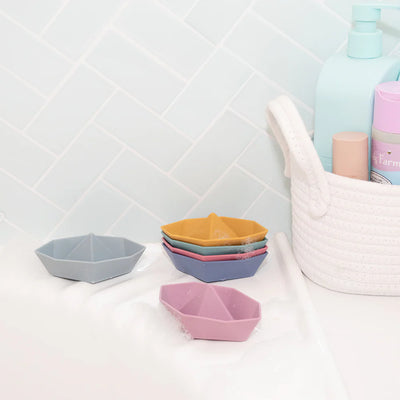 Playground Silicone Origami Bath Boats 6 Pack