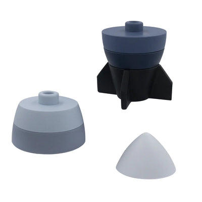 Playground Silicone Rocket Stacking Tower - Multi