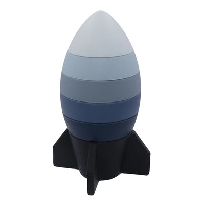 Playground Silicone Rocket Stacking Tower - Multi