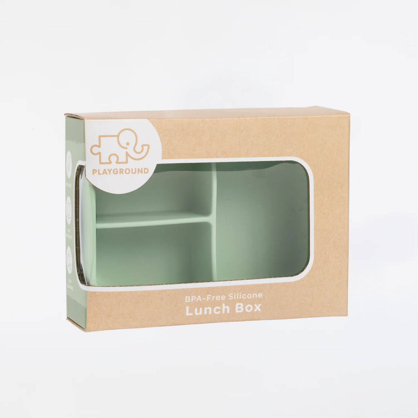 Playground Silicone Lunch Box Medium - Light Sage