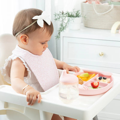 Playground Silicone Feeding Set - Light Pink