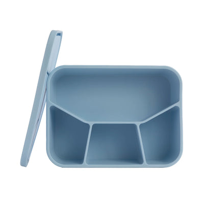 Playground Silicone Lunch Box Large - Dusty Blue