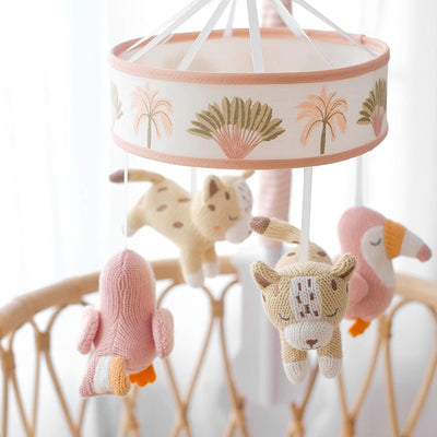 Living Textiles Musical Cot Mobile - Tropical Mia