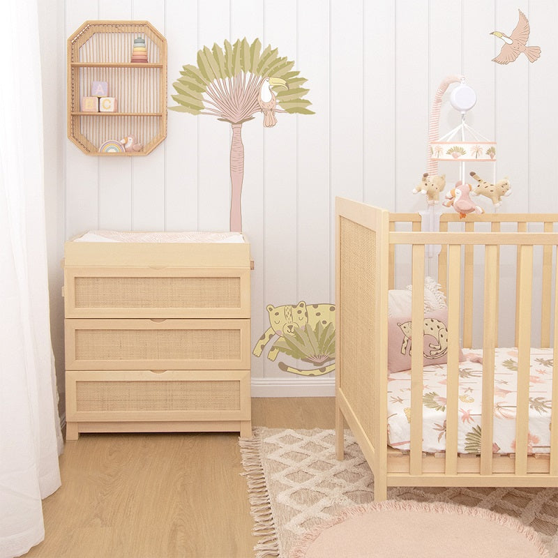 Living Textiles Musical Cot Mobile - Tropical Mia