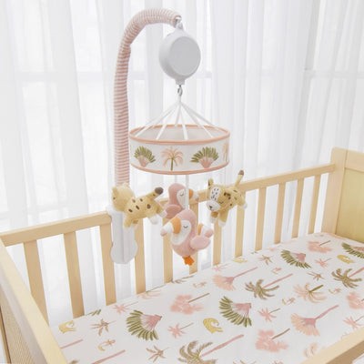 Living Textiles Musical Cot Mobile - Tropical Mia