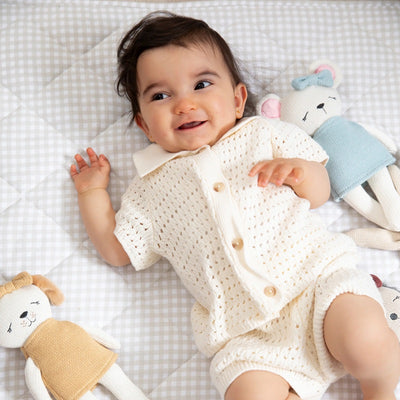 Living Textiles Knitted Animal Toy - Paula the Puppy
