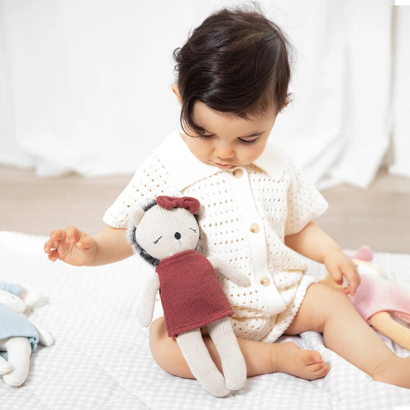 Living Textiles Knitted Animal Toy - Helen the Hedgehog