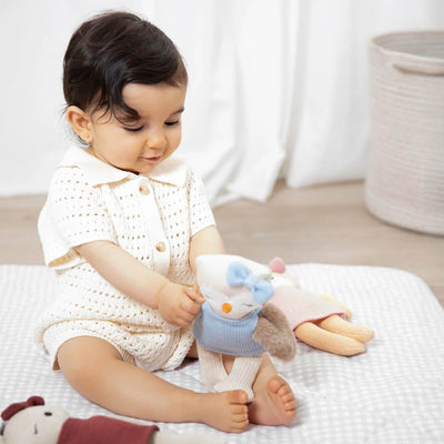 Living Textiles Knitted Animal Toy - Ollie the Owl
