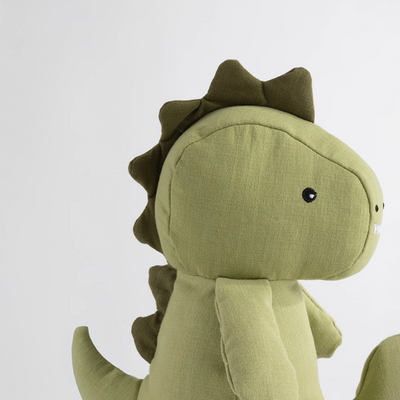 Living Textiles Large Linen Animal - Dennis the Dinosaur