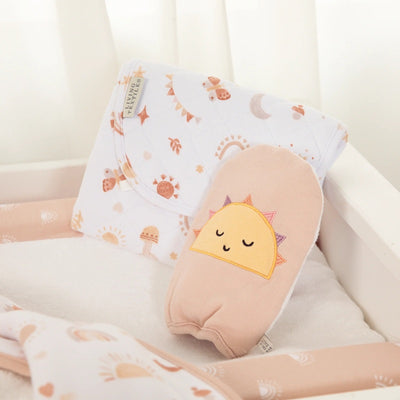 Living Textiles Organic Bath Mitt - Bohemian Bliss